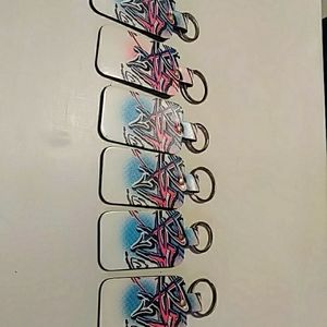 Leather keychains